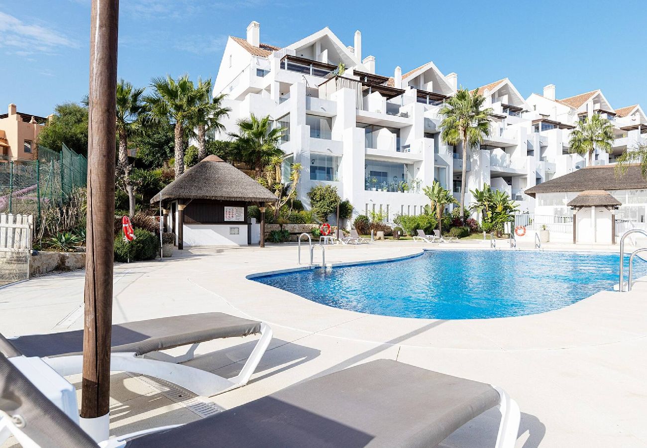 Apartamento en La Cala de Mijas - La Cala Hills Club Ático dúplex de 2 dormitorios, vistas al mar y bañera de hidromasaje