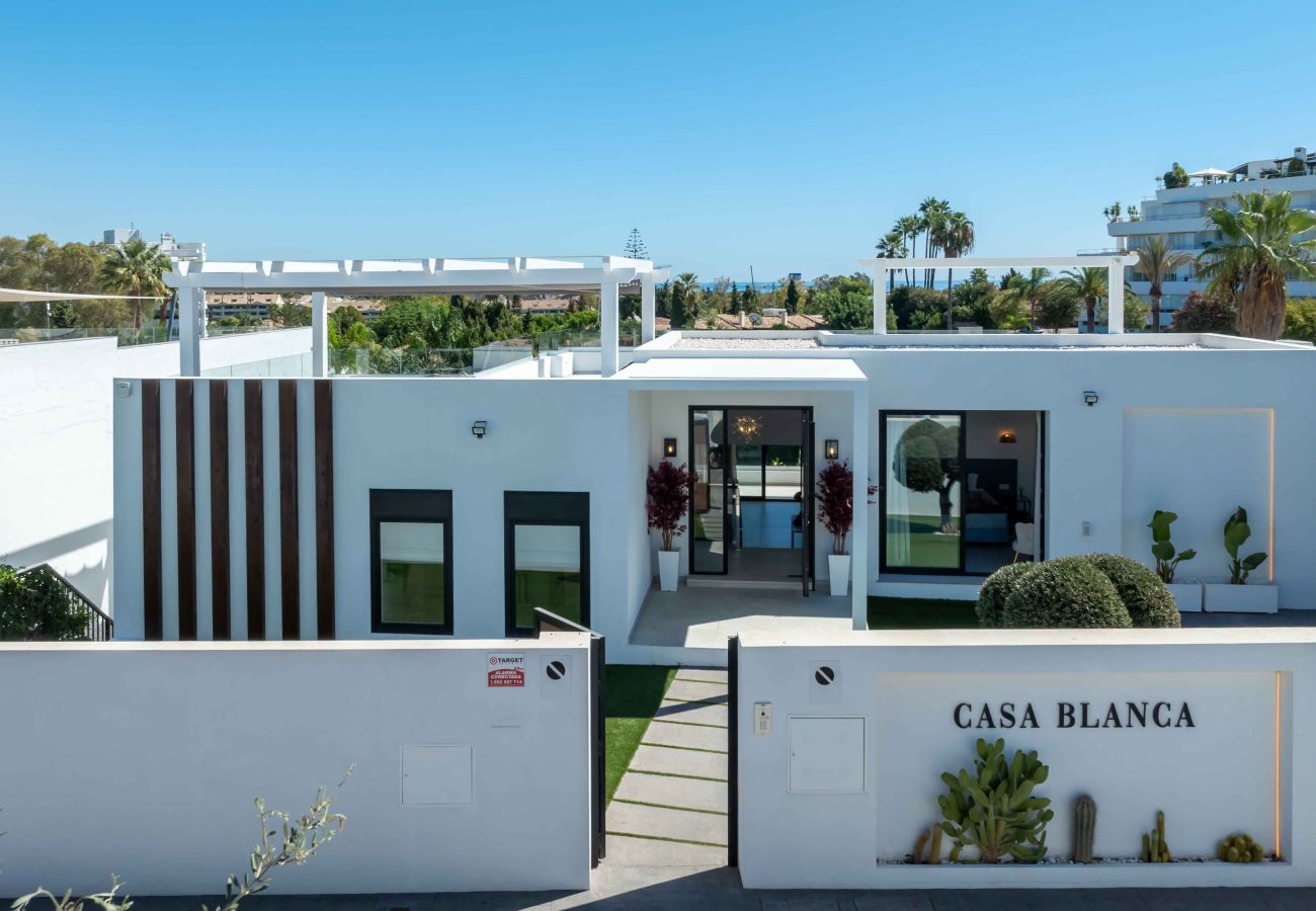 Villa en Marbella - Villa privada de lujo, piscina climatizada y sauna