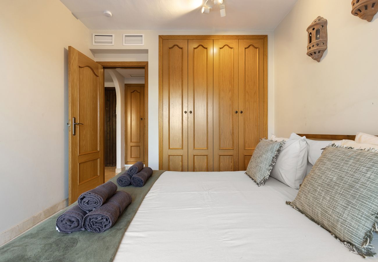 Apartamento en Mijas Costa - Relajante apartamento de 1 dormitorio con vistas al mar y terraza privada