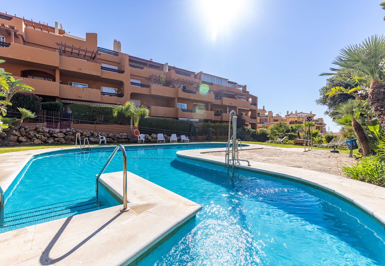 Apartamento en Mijas Costa - Relajante apartamento de 1 dormitorio con vistas al mar y terraza privada