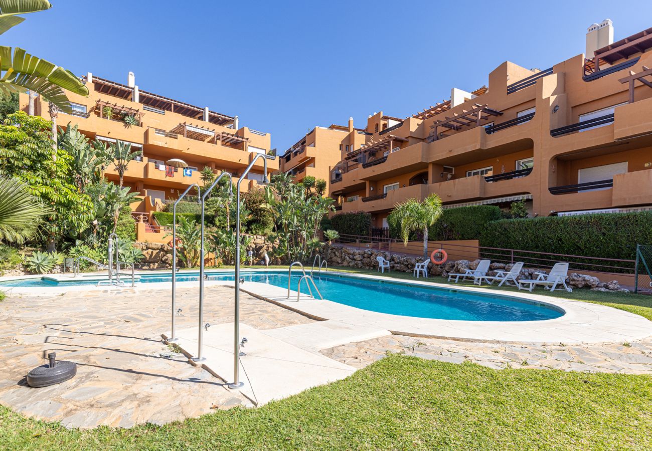 Apartamento en Mijas Costa - Relajante apartamento de 1 dormitorio con vistas al mar y terraza privada