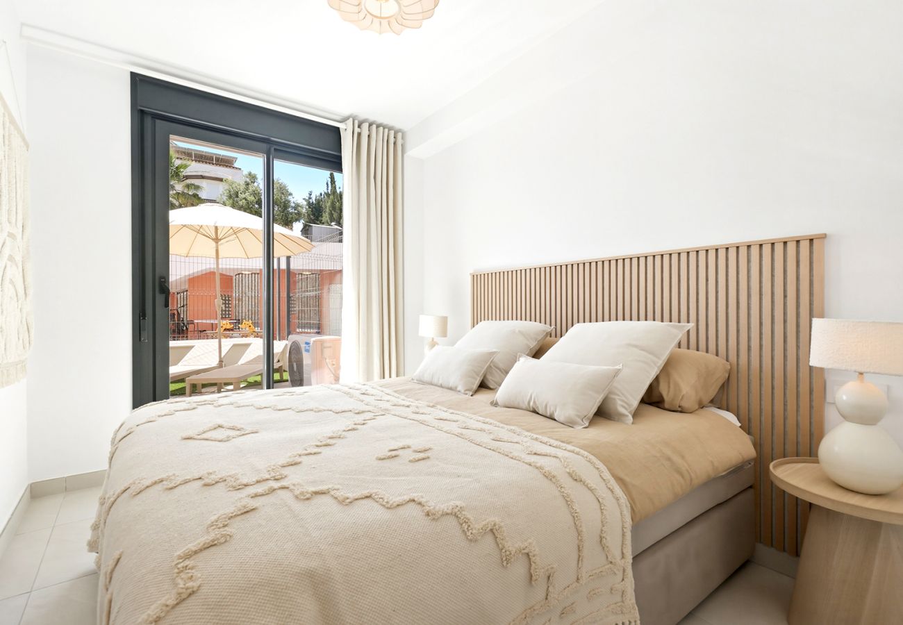 Apartamento en Mijas Costa - Apt de lujo, 2 dormitorios en Mijas Golf, con pista de pádel 