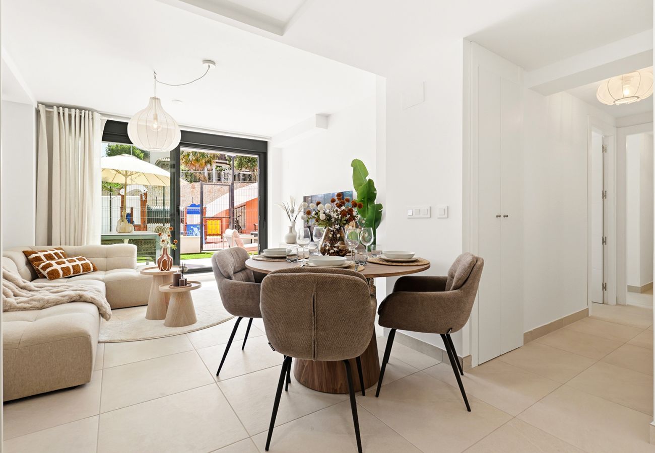 Apartamento en Mijas Costa - Apt de lujo, 2 dormitorios en Mijas Golf, con pista de pádel 