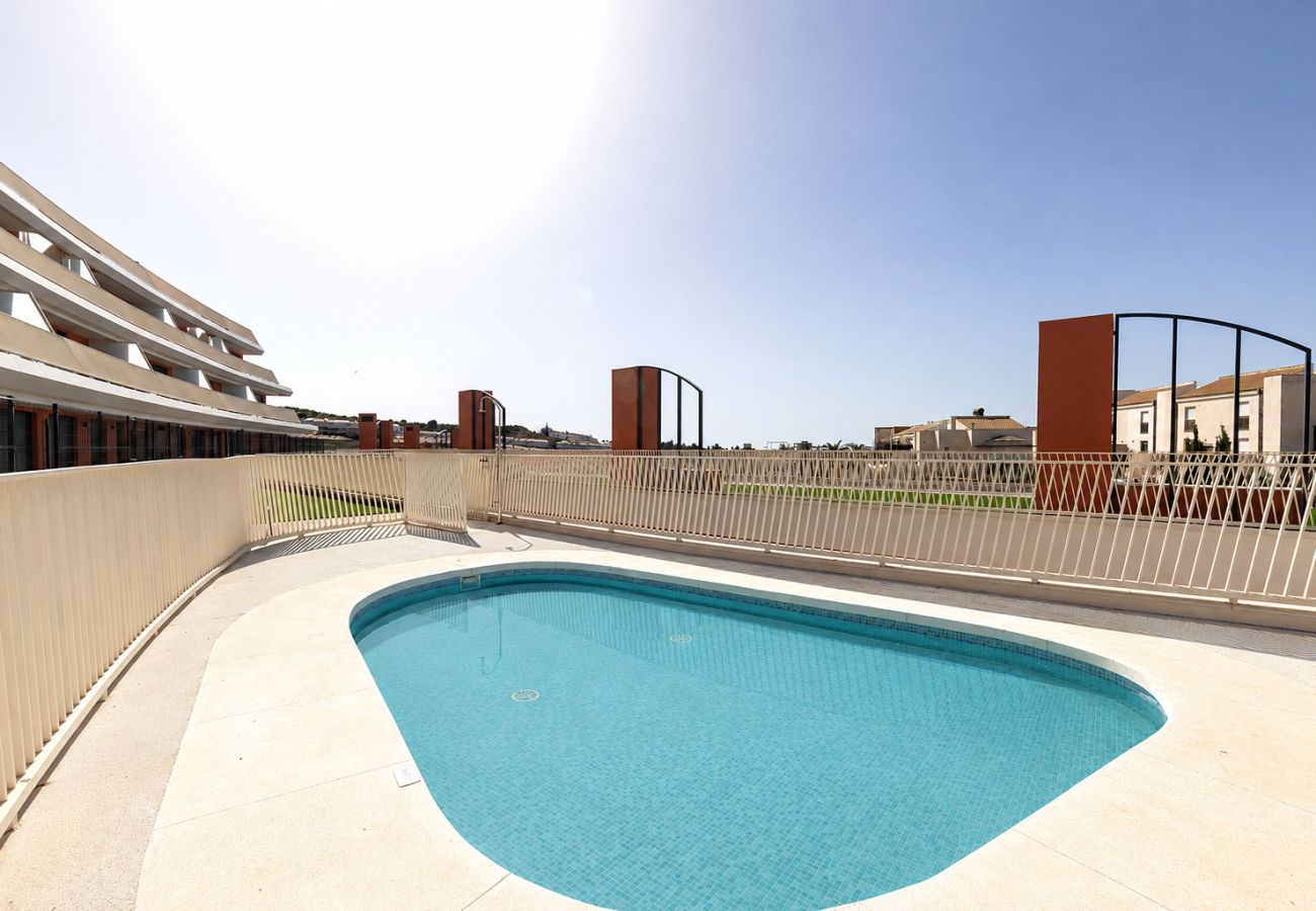 Apartamento en Mijas Costa - Apt de lujo, 2 dormitorios en Mijas Golf, con pista de pádel 