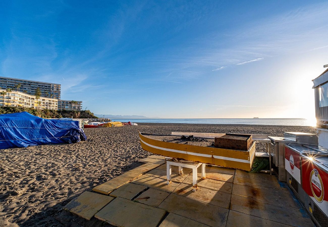 Apartment in Torremolinos - Beachfront 2 Bed Los Corales Carihuela Apt