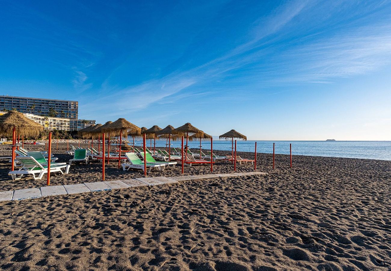 Apartment in Torremolinos - Beachfront 2 Bed Los Corales Carihuela Apt