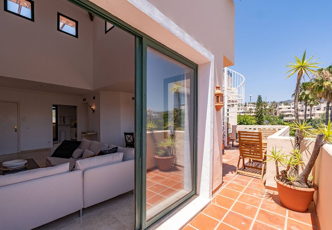 Apartment in Marbella - Santa Maria Elviria Golf Penthouse Private Terrace 