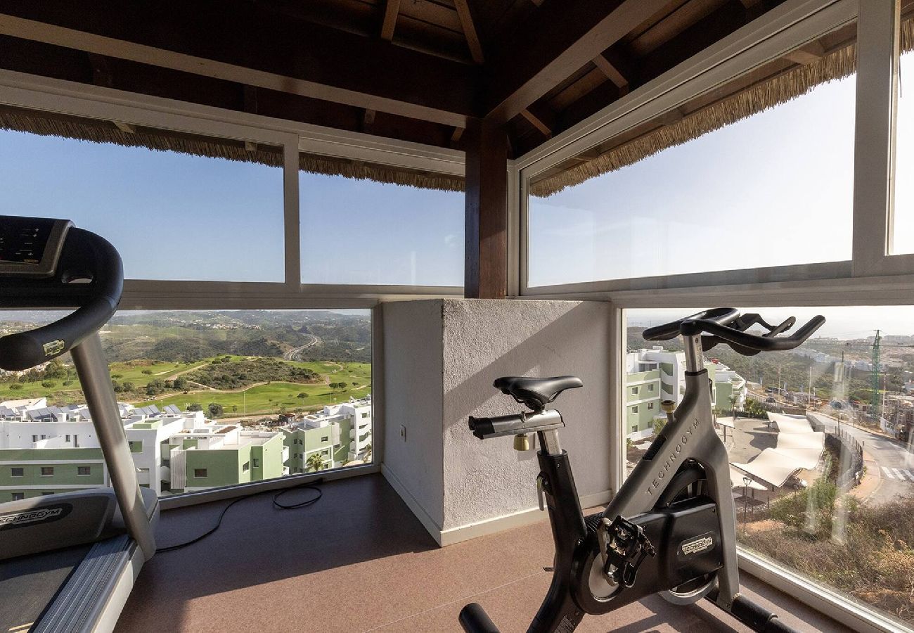 Apartment in La Cala de Mijas - La Cala Hills Club 2 Bed Duplex Penthouse, Sea Views & Hot Tub