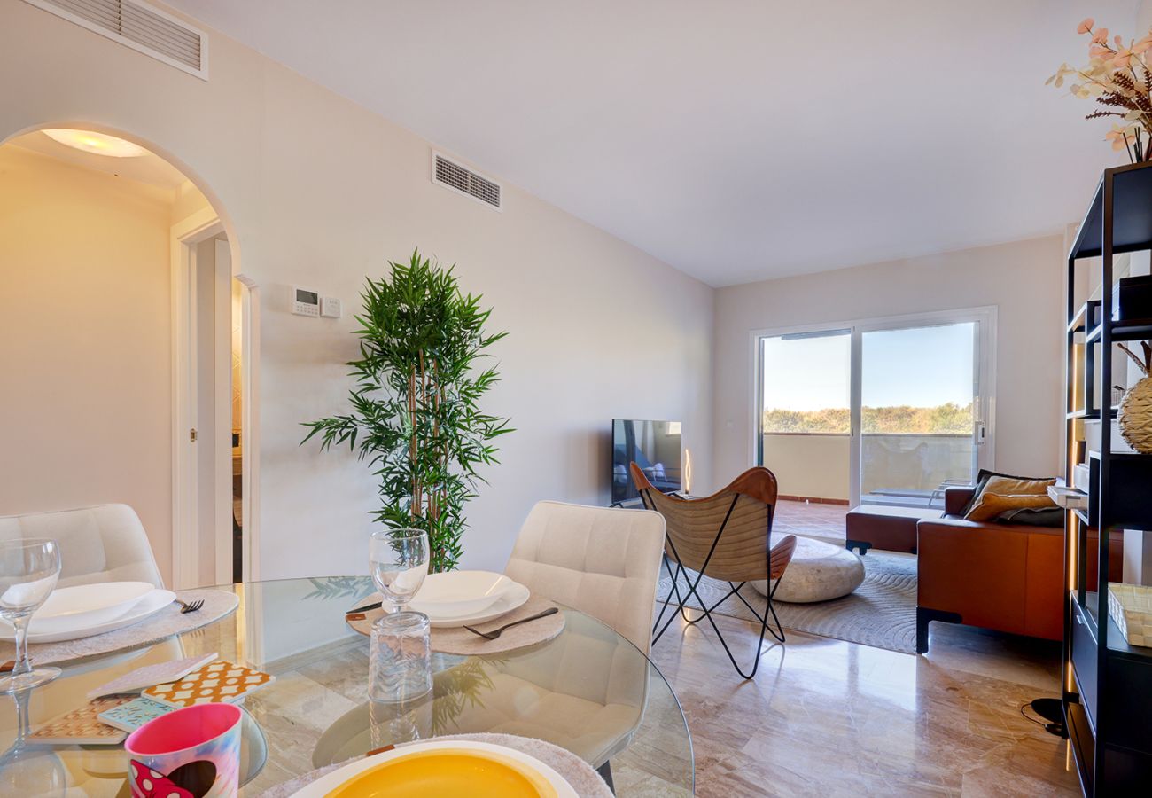 Apartment in Mijas Costa - Relaxing Sea Views 2 Bed 2 Bath Mijas Calahonda Apt