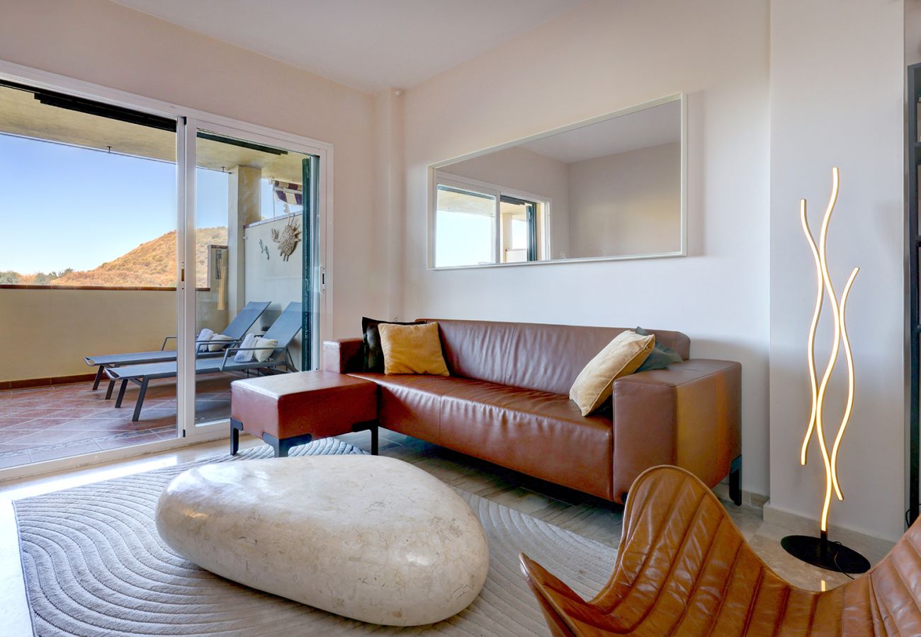Apartment in Mijas Costa - Relaxing Sea Views 2 Bed 2 Bath Mijas Calahonda Apt