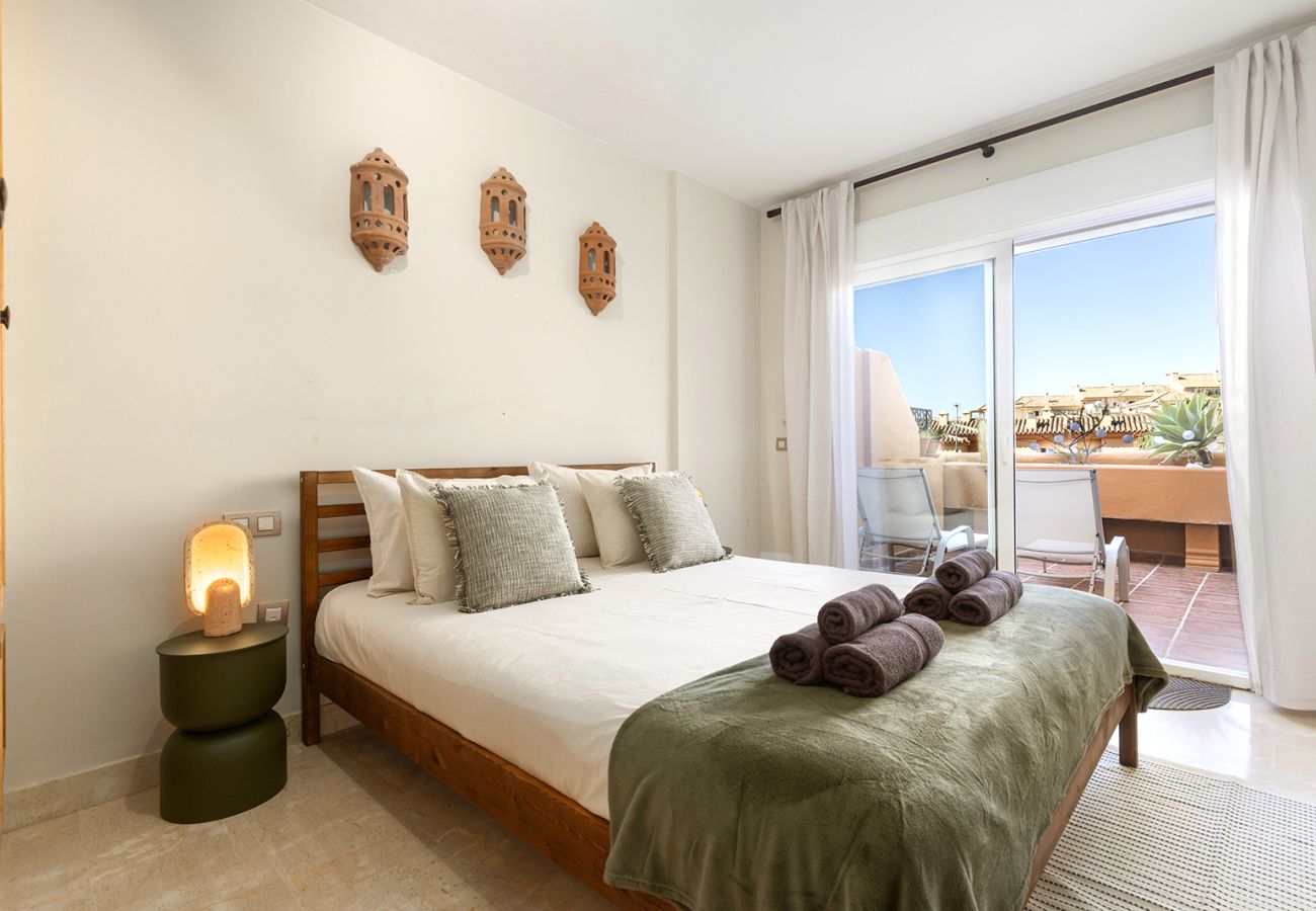 Apartment in Mijas Costa - Relaxing 1 Bed Sea View Apt, Private Terrace