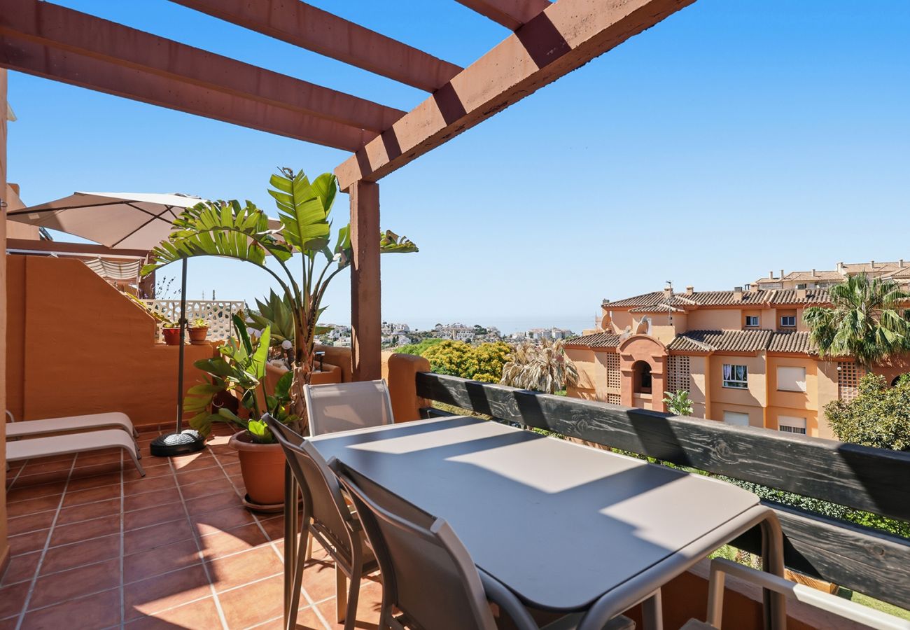 Apartment in Mijas Costa - Relaxing 1 Bed Sea View Apt, Private Terrace