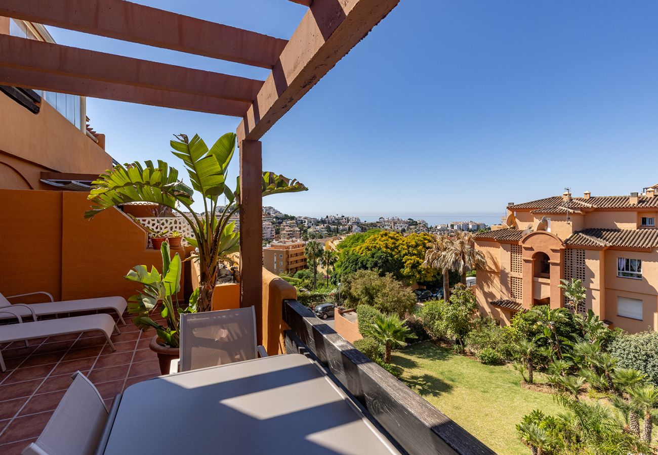 Apartment in Mijas Costa - Relaxing 1 Bed Sea View Apt, Private Terrace
