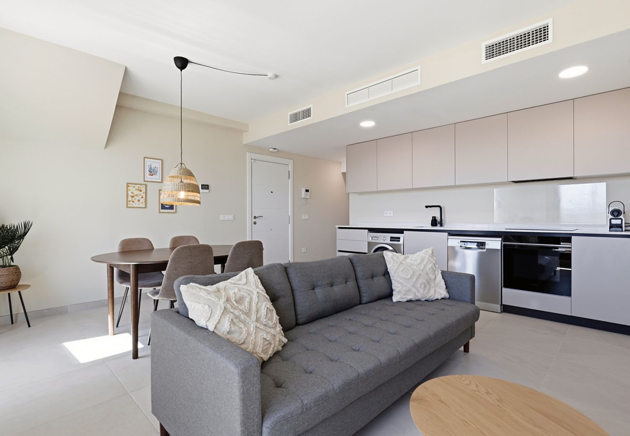 Apartment in Mijas Costa - New 2 Bed Mijas Golf Penthouse with Padel