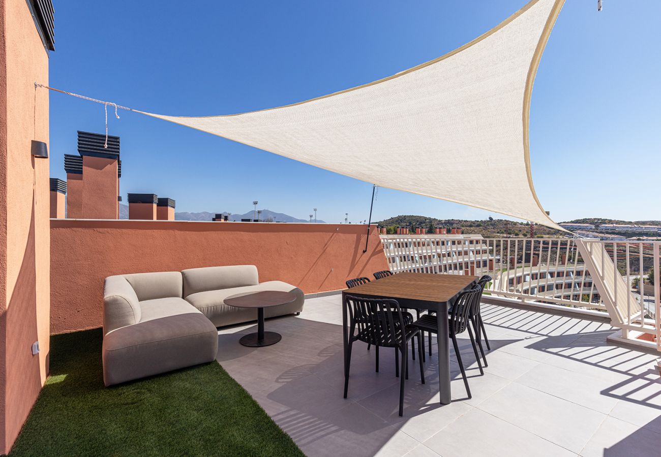 Apartment in Mijas Costa - New 2 Bed Mijas Golf Penthouse with Padel